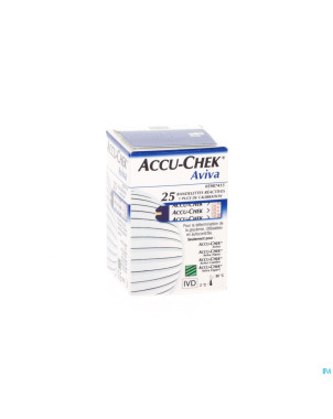 Accu chek aviva bandelette reactive  25 6453961016