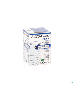 Accu chek aviva bandelette reactive  25 6453961016