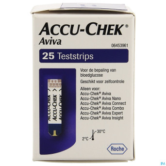 Accu chek aviva bandelette reactive  25 6453961016