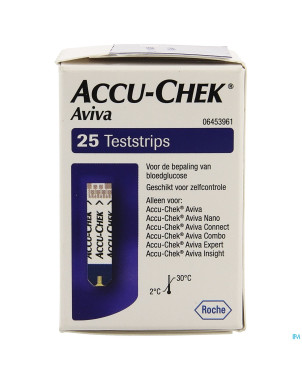 Accu chek aviva bandelette reactive  25 6453961016