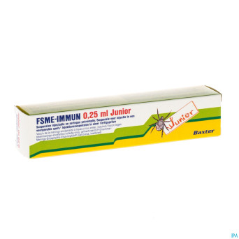 Fsme immun junior susp pr inj 0,25 ml