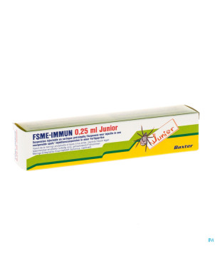 Fsme immun junior susp pr inj 0,25 ml