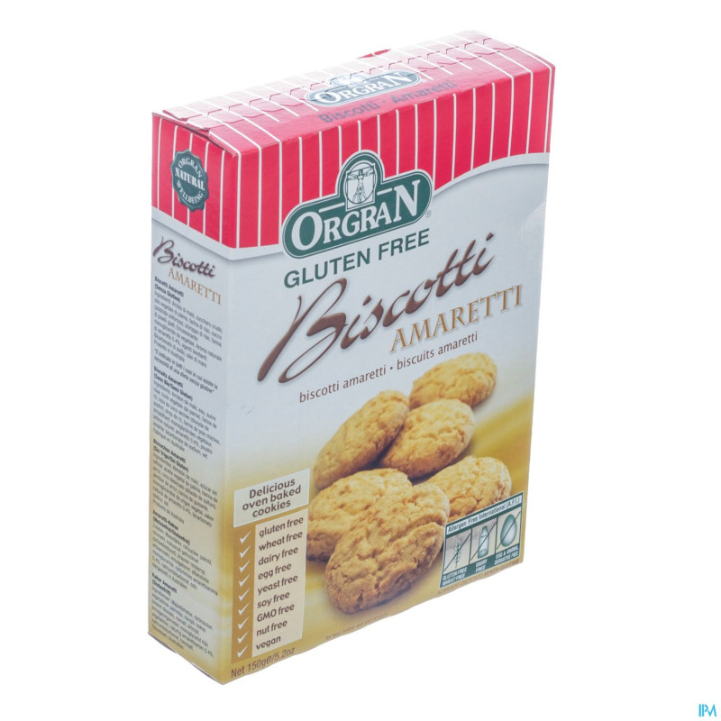 Orgran biscotti amaretti    150g 4191 revogan