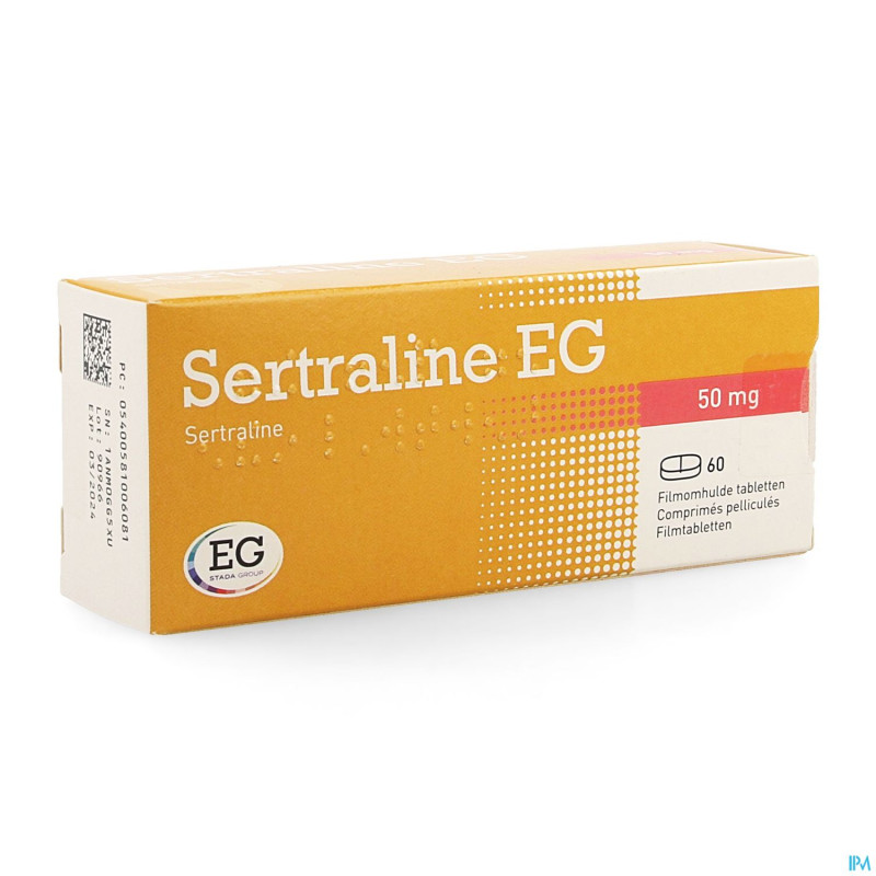 Sertraline eg  50mg comp 60x50mg
