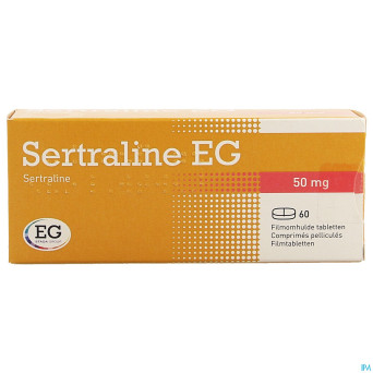 Sertraline eg  50mg comp 60x50mg