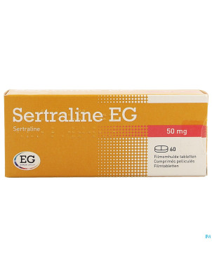 Sertraline eg  50mg comp 60x50mg