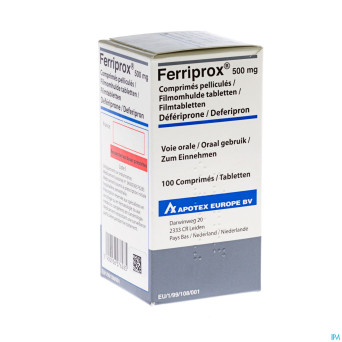 Ferriprox comp 100 x 500 mg