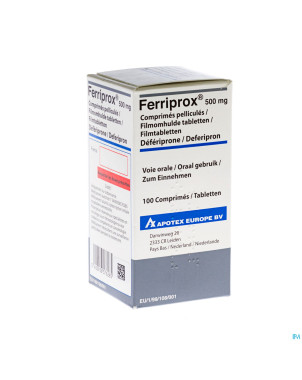 Ferriprox comp 100 x 500 mg