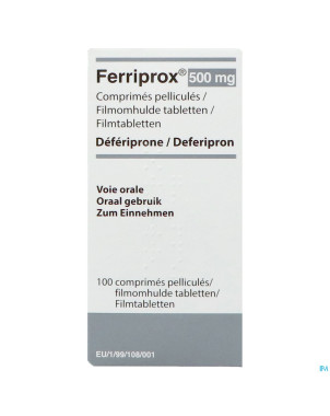 Ferriprox comp 100 x 500 mg