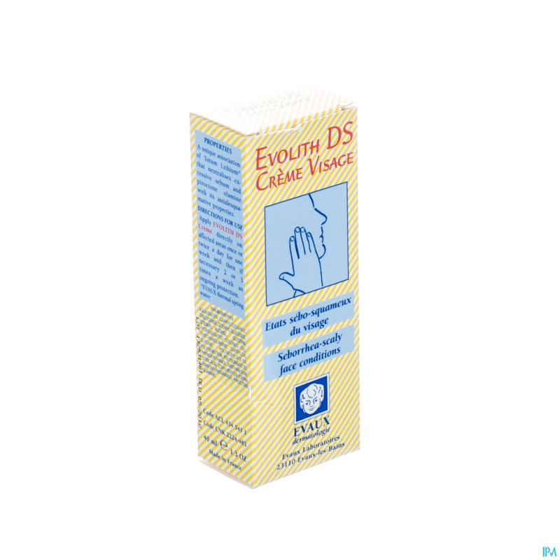 Evolith ds creme visage   tube 40ml