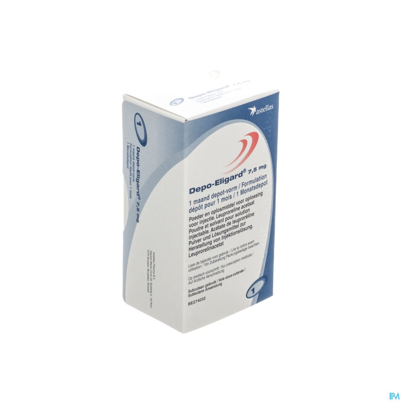 Depo eligard 7,5 mg pulv sol inj 1
