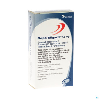 Depo eligard 7,5 mg pulv sol inj 1