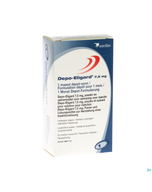 Depo eligard 7,5 mg pulv sol inj 1