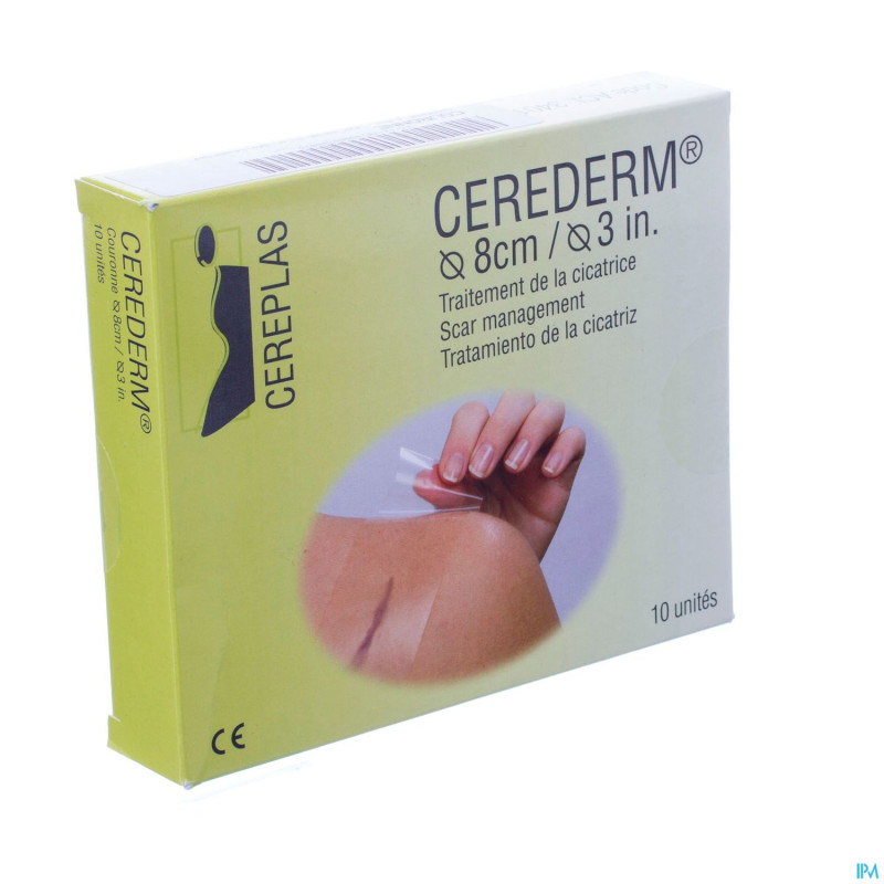 Cerederm pans silic couronne rond   8cm 10 4309680