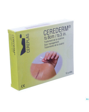 Cerederm pans silic couronne rond   8cm 10 4309680
