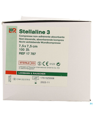 Stellaline 3 comp ster    7,5x 7,5cm 100 17787