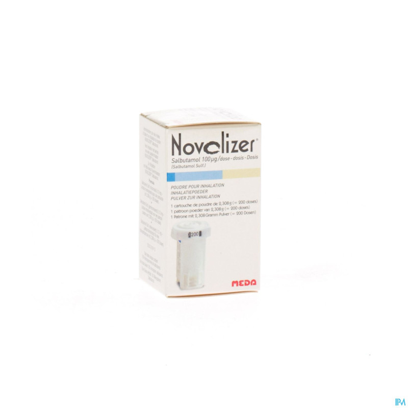 Novolizer salbutamol 100 mcg 1 cart pulv