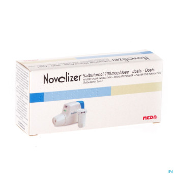 Novolizer salbutamol 100 mcg dos 200