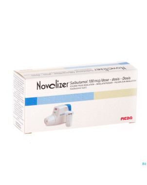 Novolizer salbutamol 100 mcg dos 200