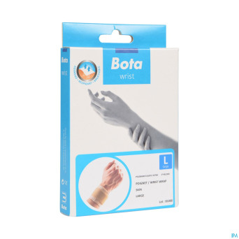 Bota poignet elast xtra 2xvelcro skin   l
