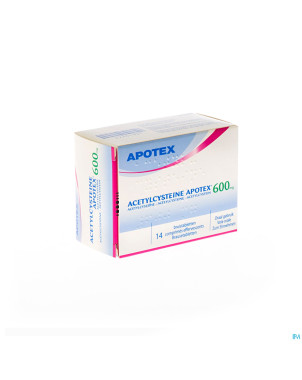Acetylcysteine apotex comp eff 14 x 600 mg