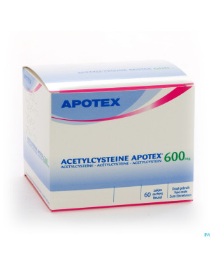 Acetylcysteine apotex sach 60 x 600 mg