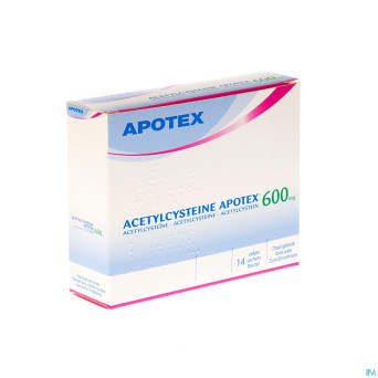 Acetylcysteine apotex sach 14 x 600 mg