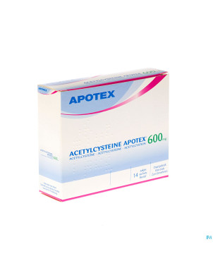 Acetylcysteine apotex sach 14 x 600 mg