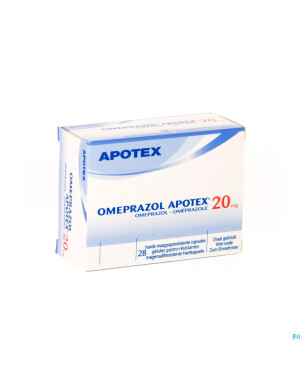 Omeprazol apotex caps  28 x 20 mg