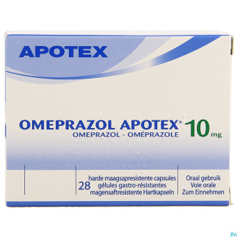 Omeprazol apotex caps  28 x 10 mg