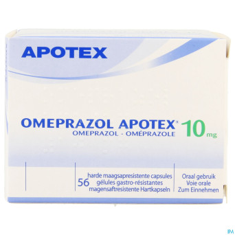 Omeprazol apotex caps  56 x 10 mg