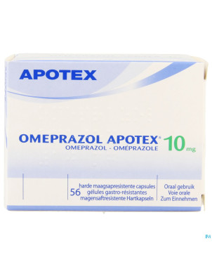 Omeprazol apotex caps  56 x 10 mg