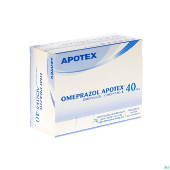 Omeprazol apotex caps  28 x 40 mg