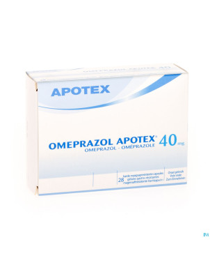 Omeprazol apotex caps  28 x 40 mg