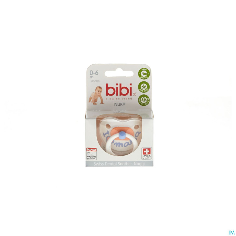 Bibi sucette maman 1jour pastel