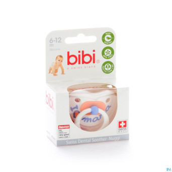 Bibi sucette maman 6mois pastel