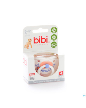 Bibi sucette maman 6mois pastel