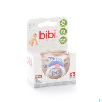 Bibi sucette papa 1jour pastel