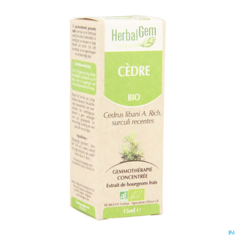 Herbalgem cedre    macerat 15ml