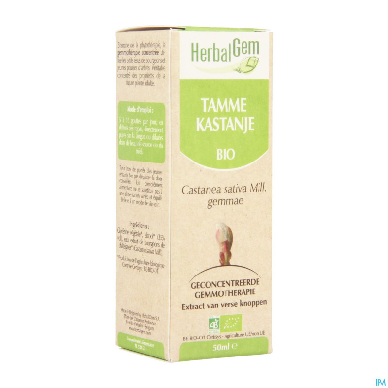 Herbalgem chataignier    macerat 50ml