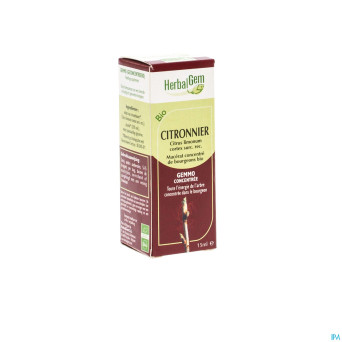 Herbalgem citronnier    macerat 15ml