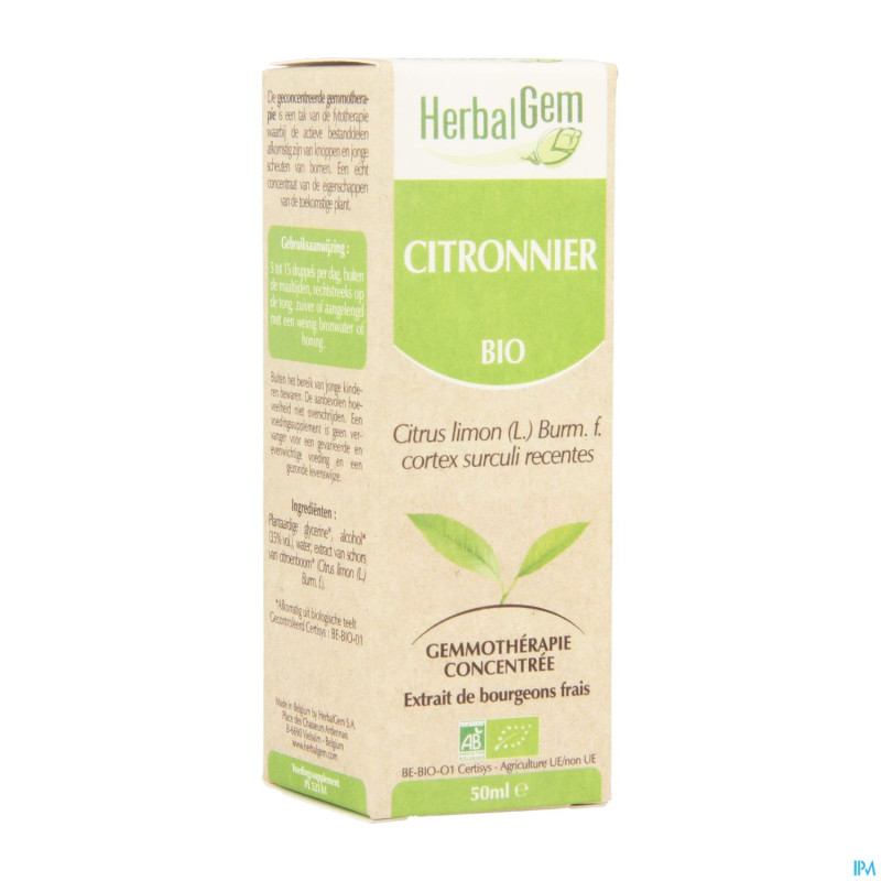 Herbalgem citronnier    macerat 50ml