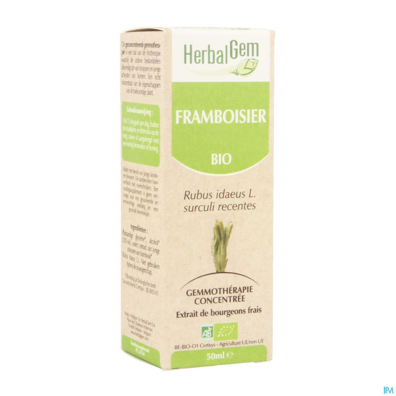 Herbalgem framboisier    macerat 50ml