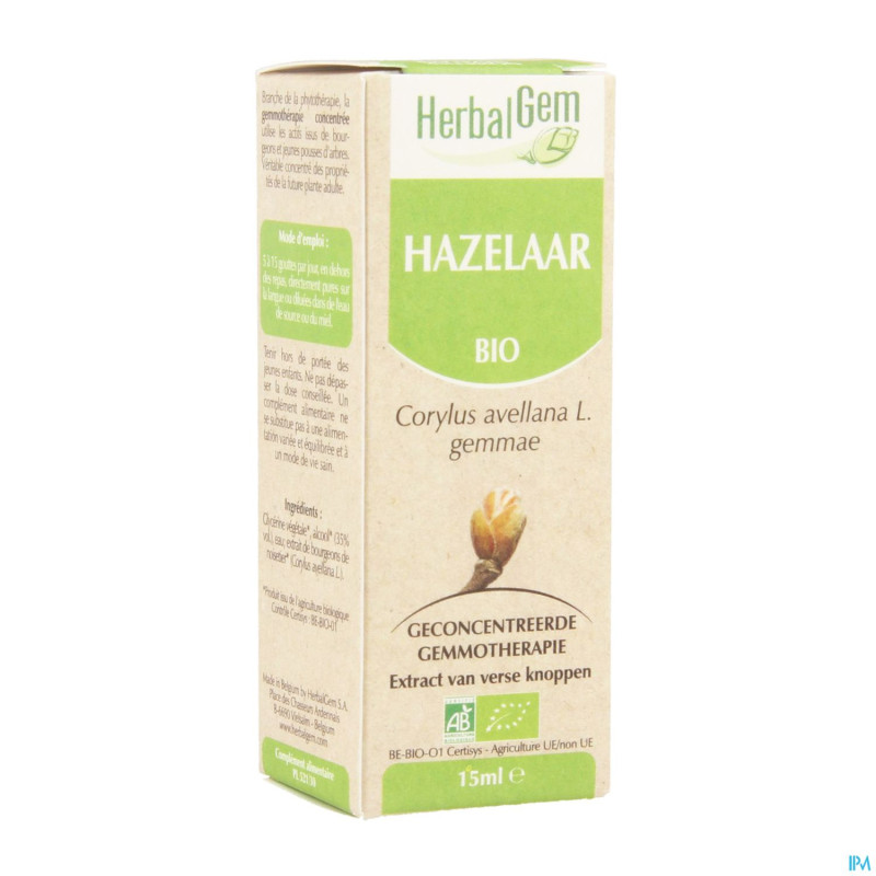 Herbalgem noisetier    macerat 15ml