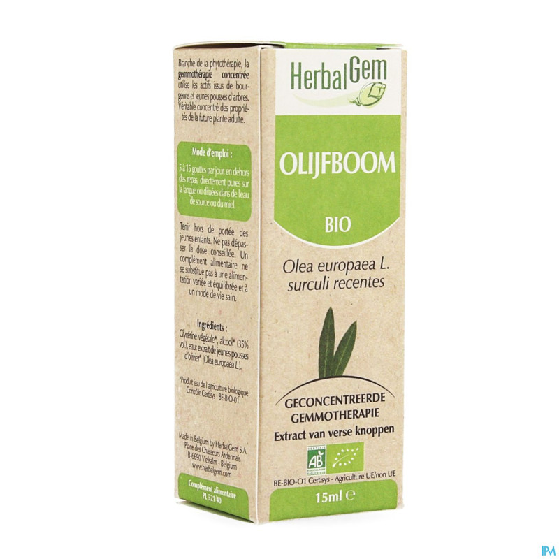 Herbalgem olivier    macerat 15ml