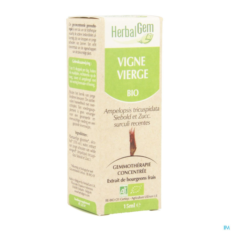 Herbalgem vigne vierge    macerat 15ml