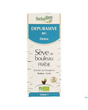Herbalgem depuraseve seve de bouleau  250ml