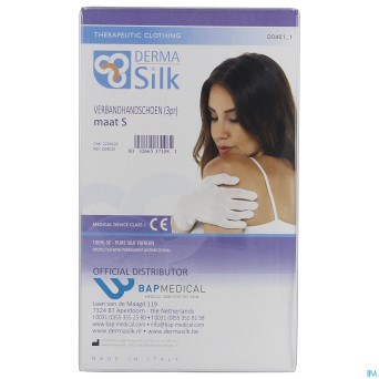 Dermasilk gants small    3paires 3017263