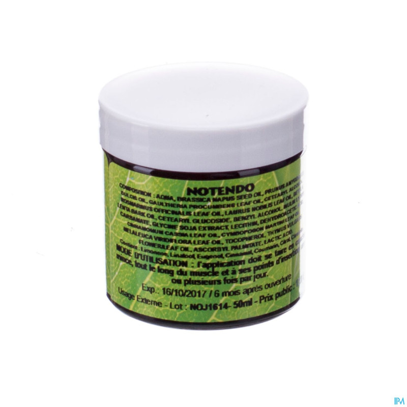 Notendo pommade creme anti tendinite 50ml