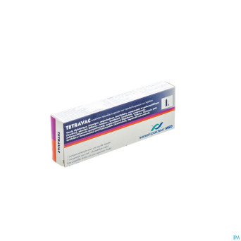 Tetravac ser premplie 0,5ml ud + 1 aig separee